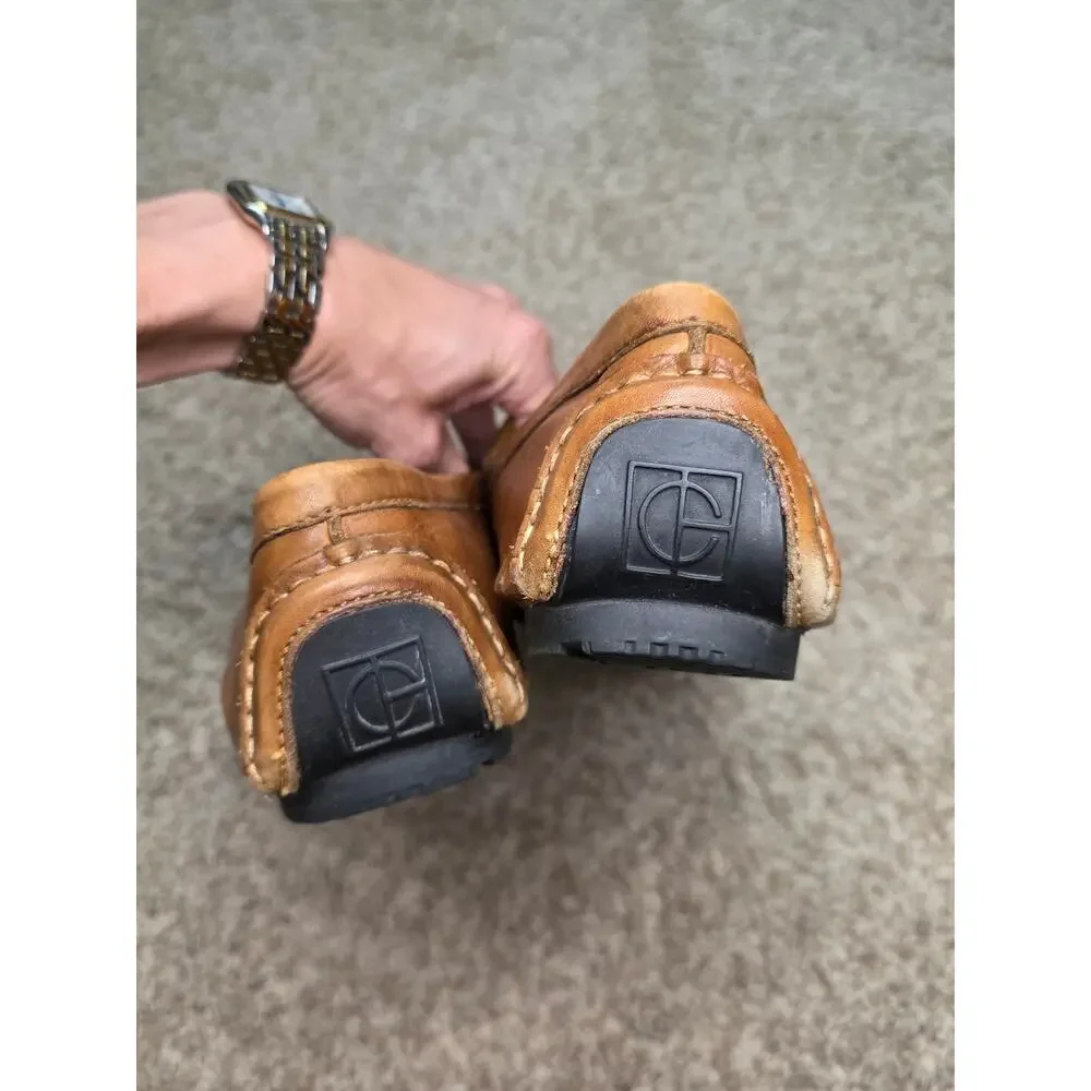 NWOT Cole Haan, brown soft leather, driving loafer sz 10 (1)‎